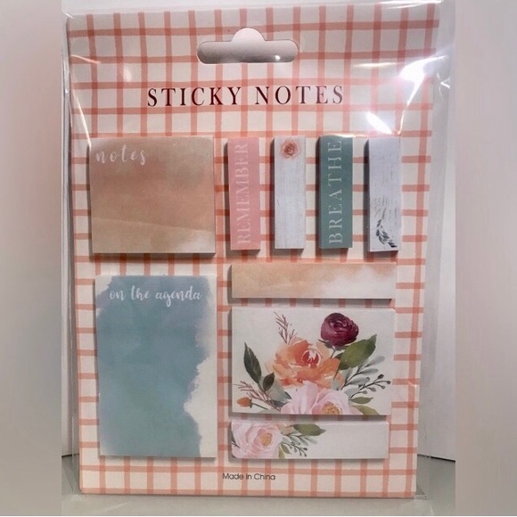 💐3Pcs Flower Design -Make Things Happen Note Set NWT - Picture 6 of 10